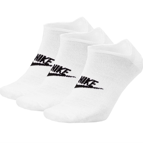 Nike Unisex Adult Sportswear Everyday Essential No Show Socks 3 Pairs - Picture 1 of 2